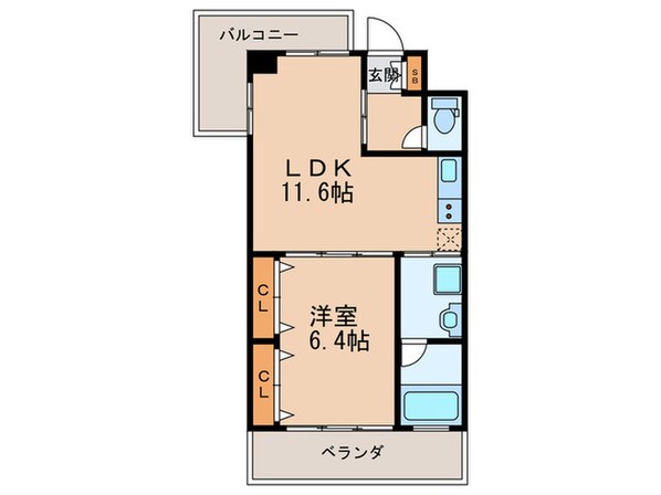 ＮＯＲＴＨＶＩＬＬＡＧＥ参番館の物件間取画像